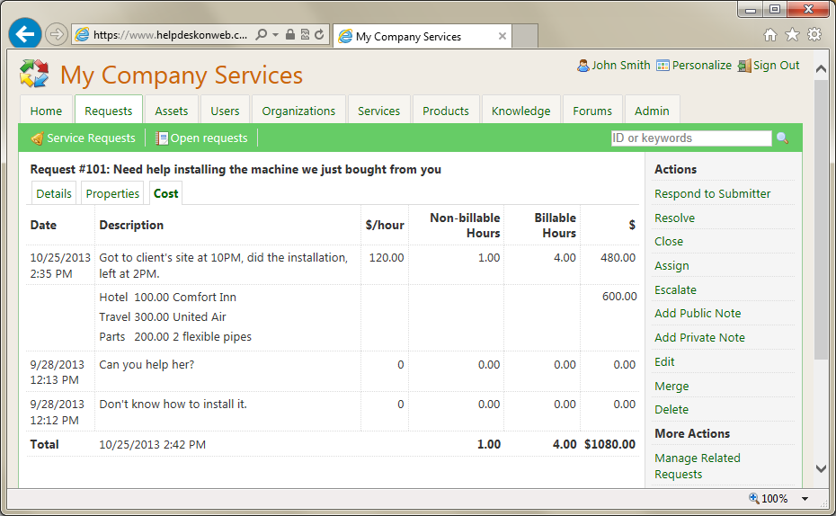 Service Costing